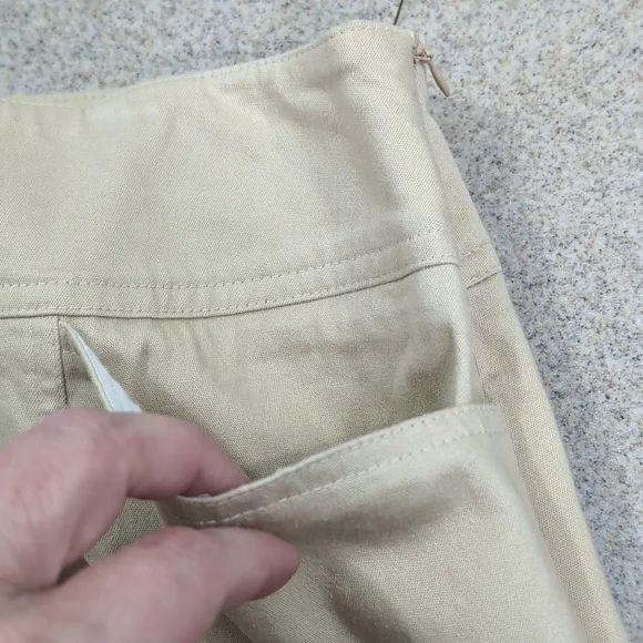 Chaus basic khaki skirt, women's size 14 - Picture 5 of 10
